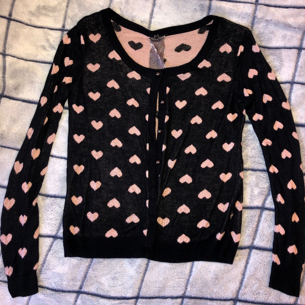 Moon Collection Heart Sweater